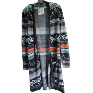 Billabong Aztec Multi colored Cardigan - sz S